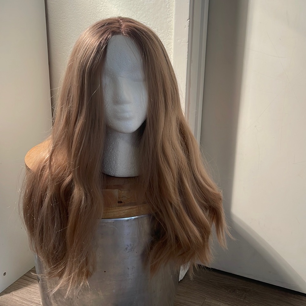Blonde lace front wig 21" length